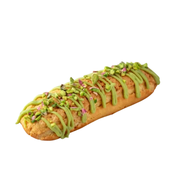 Pistachio eclair